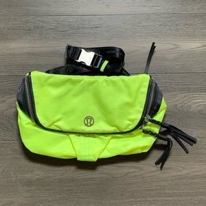 Neon yellow lululemon Fanny pack